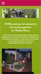 Mobile Screenshot of ferienwohnung-thale-harz.de